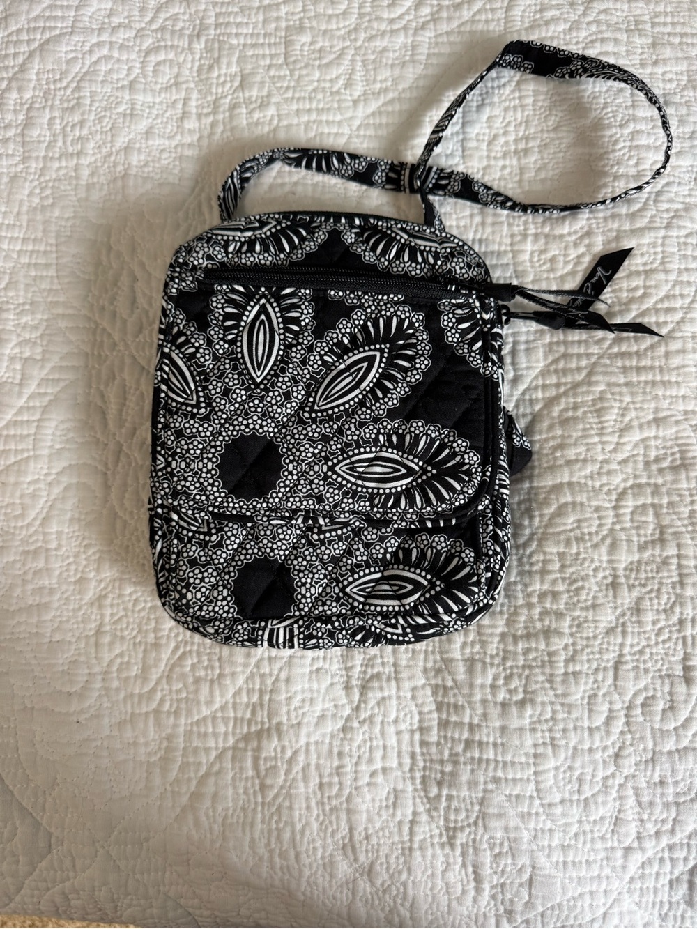 Vera Bradley Black & White Patterned Crossbody Bag